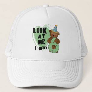 Teddy Bear Ich bin 6 Geburtstagsgeschenke und T - Truckerkappe