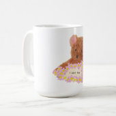 Teddy Bear - Ich Liebe dich! Tasse (Vorderseite Links)