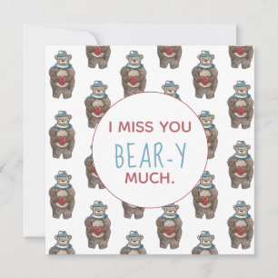 Teddy Bear Ich vermisse Sie beary viel