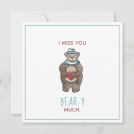 Teddy Bear Ich vermisse Sie zu viel Valentine