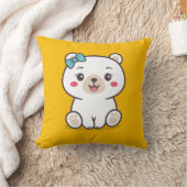 Teddy Bear Illustration Kissen (Decke)