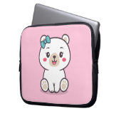 Teddy Bear Illustration Laptopschutzhülle (Vorderseite Links)