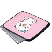Teddy Bear Illustration Laptopschutzhülle (Vorne Knopf)