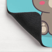 Teddy Bear Illustration Mousepad (Ecke)