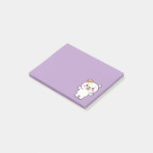 Teddy Bear Illustration Post-it Klebezettel (angewinkelt)