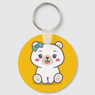 Teddy Bear Illustration Schlüsselanhänger