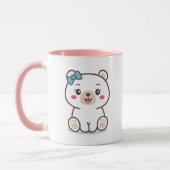Teddy Bear Illustration Tasse (Links)