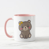 Teddy Bear Illustration Tasse (Links)