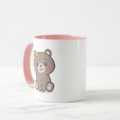 Teddy Bear Illustration Tasse (Vorderseite Links)