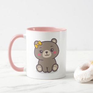Teddy Bear Illustration Tasse