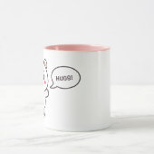 Teddy Bear Illustration Tasse (Zentrum)