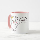 Teddy Bear Illustration Tasse (Vorderseite Links)