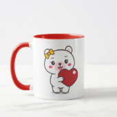 Teddy Bear Illustration Tasse (Links)