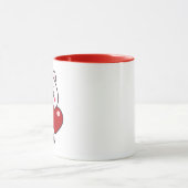 Teddy Bear Illustration Tasse (Zentrum)