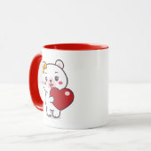 Teddy Bear Illustration Tasse (Vorderseite Links)