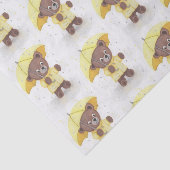 Teddy Bear im Regen Seidenpapier (Ausschnitt)