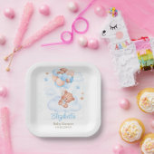 Teddy Bear im Sky Baby Duwer Pappteller (Party)