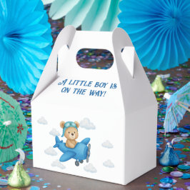 Teddy Bear in Airplane Baby Showbox Geschenkschachtel