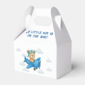 Teddy Bear in Airplane Baby Showbox Geschenkschachtel (Vorderseite)