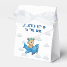 Teddy Bear in Airplane Baby Showbox