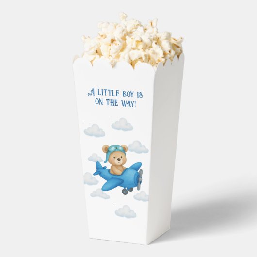 Teddy Bear in Airplane Baby Showbox Geschenkschachtel (Geplatzt)