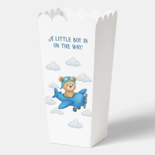 Teddy Bear in Airplane Baby Showbox Geschenkschachtel (Vorderseite)