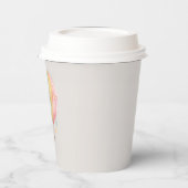 Teddy Bear in einem Heißluftballon Papier Cups Pappbecher (Links)