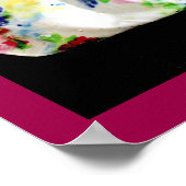 Teddy Bear in einem Kleid Poster (Ecke)