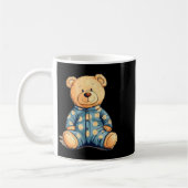 Teddy Bear In Pajama Costume For Bedtime Smiles Kaffeetasse (Links)