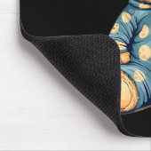 Teddy Bear In Pajama Costume For Bedtime Smiles Mousepad (Ecke)