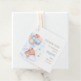 Teddy Bear in Sky Vielen Dank für Ihre Unterstützu Geschenkanhänger