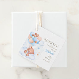 Teddy Bear in Sky Vielen Dank für Ihre Unterstützu Geschenkanhänger