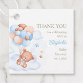 Teddy Bear in Sky Vielen Dank für Ihre Unterstützu Geschenkanhänger (Vorderseite)