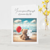 Teddy Bear Jigsaw Puzzle Karte (Gelbe Blume)