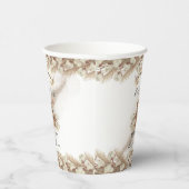 Teddy Bear kann frühzeitig Greige Boy Baby Dusche Pappbecher (Rechts)