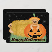 Teddy Bear Kid's Halloween-Party Einladung (Vorne/Hinten)