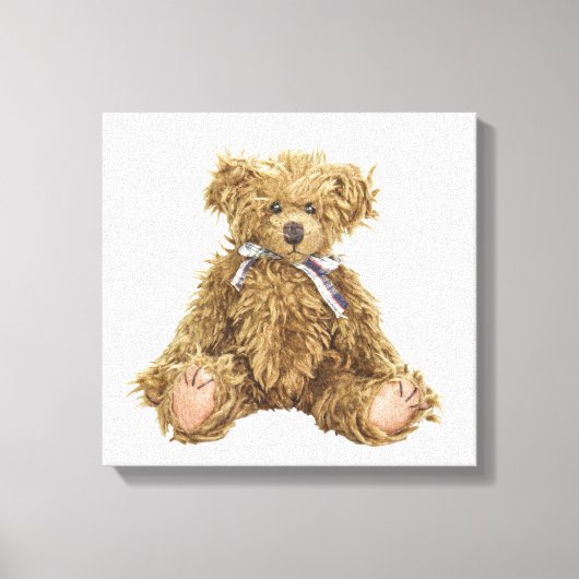 Teddy Bear Kinderzimmer Canvas Print Leinwanddruck (Vorderseite)