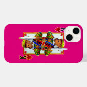 Teddy Bear King of Hearts iPhone 6 Fall Case-Mate iPhone Hülle (Rückseite (Horizontal))