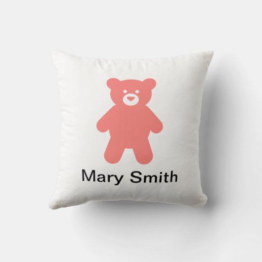 Teddy Bear Kissen (Rückseite)