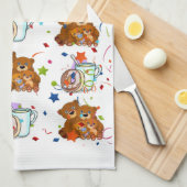 Teddy Bear Kitchen Handtuch (Viertel Falte)