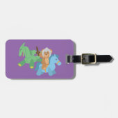 Teddy Bear Knight Gepäckanhänger (Vorderseite horizontal)