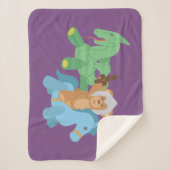 Teddy Bear Knight Sherpadecke (Vorderseite)