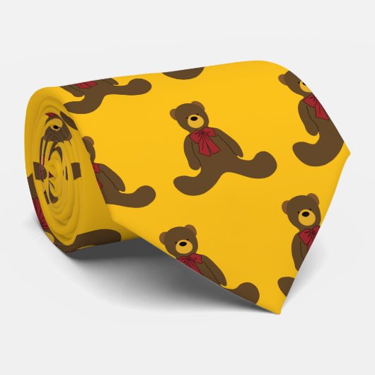 Teddy Bear Krawatte (Gerollt)