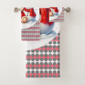 Teddy Bear Ladybug mit Snowman Baby Showgeschenk Badhandtuch Set (Insitu)