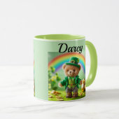 Teddy bear leprechaun mug tasse (VorderseiteRechts)