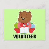 Teddy Bear Library Volunteer Gift Postkarte (Vorderseite)