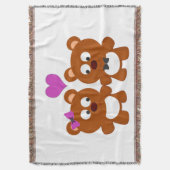 Teddy Bear Liebe Decke (Vorderseite Vertikal)