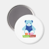 Teddy Bear Liebe Magnet (Vorderseite/Rückseite)