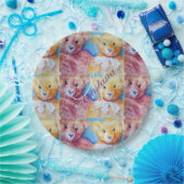 TEDDY BEAR LIEBE MONOGRAMM PARTY PAPPTELLER (Party)