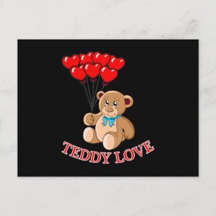 Teddy Bear Liebe Niedlich Baby Animal Cuddle Gift Postkarte